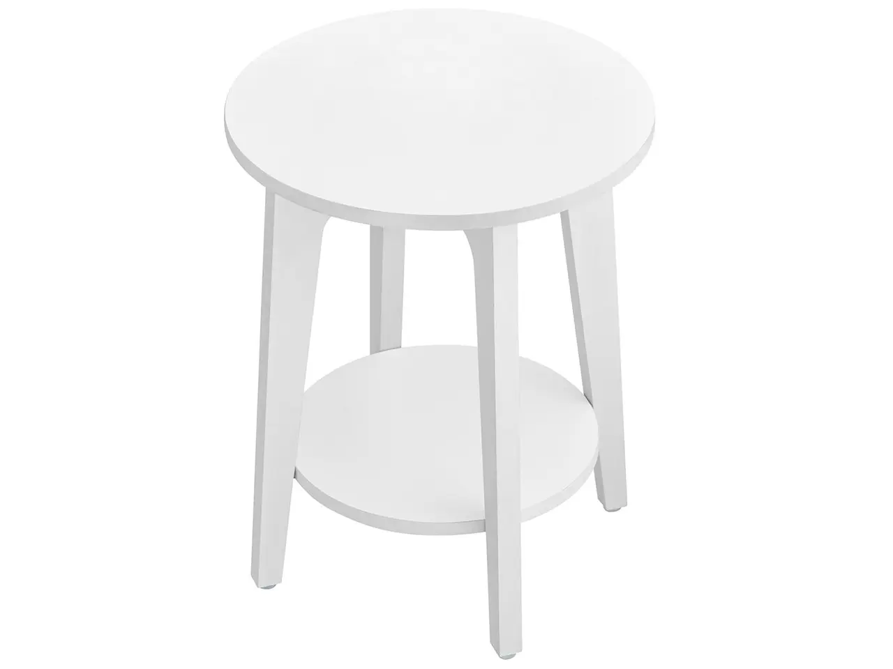 Billede 1 - Sidebord rund hvid 40 × 50 cm (LET283T14)