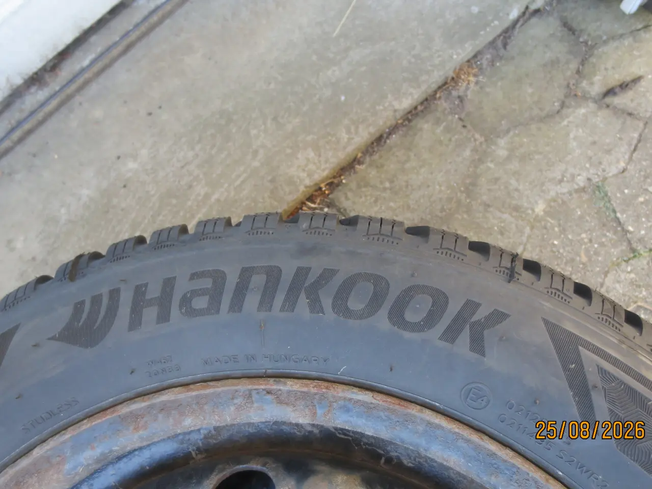 Billede 3 - 4 stk Vinterhjul Hankook 195/55/R 15