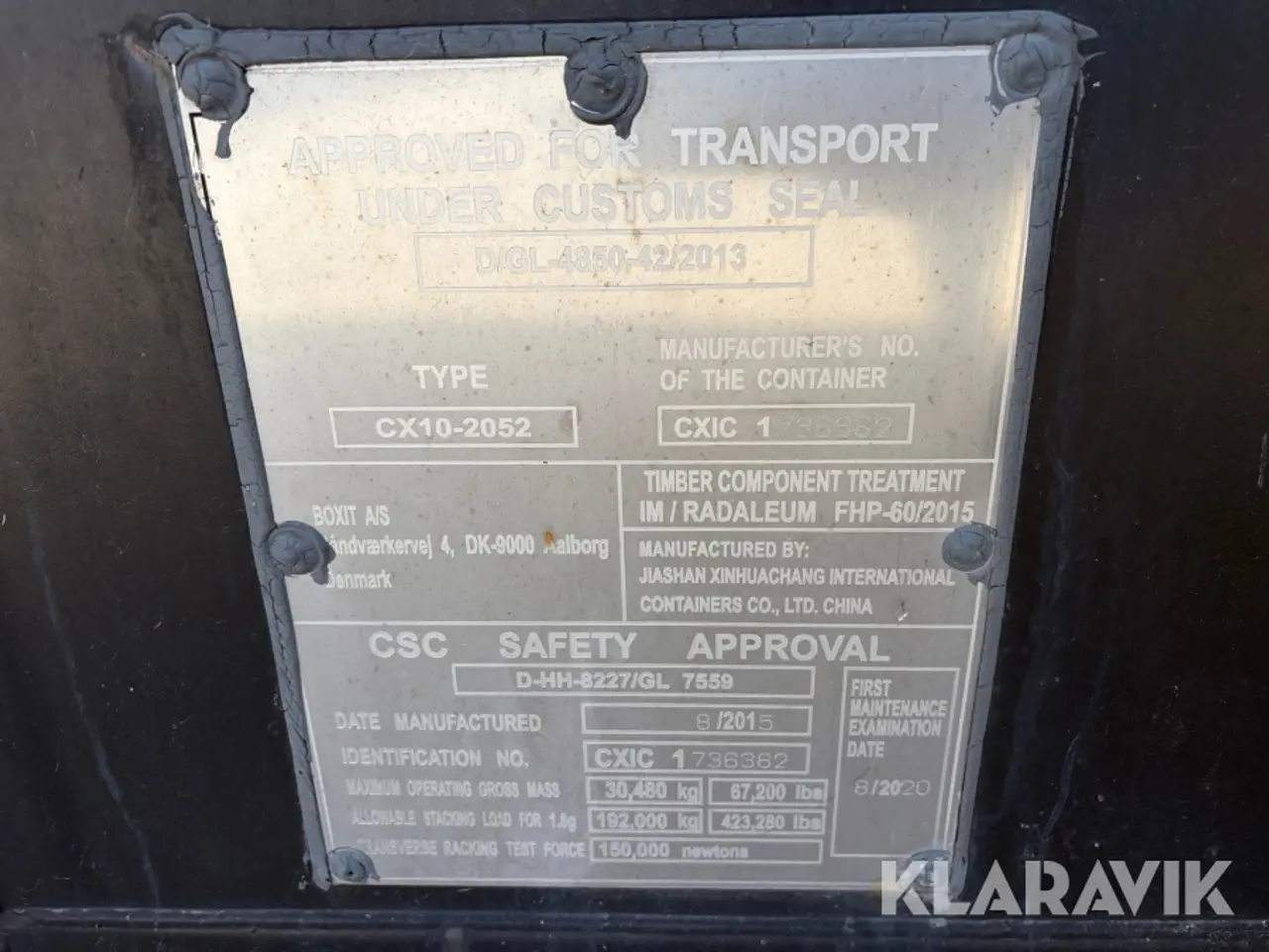 Billede 5 - 20 fods container 1 styk