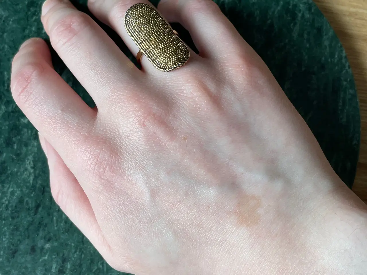Billede 12 - Carré Jewellery forgyldt ring