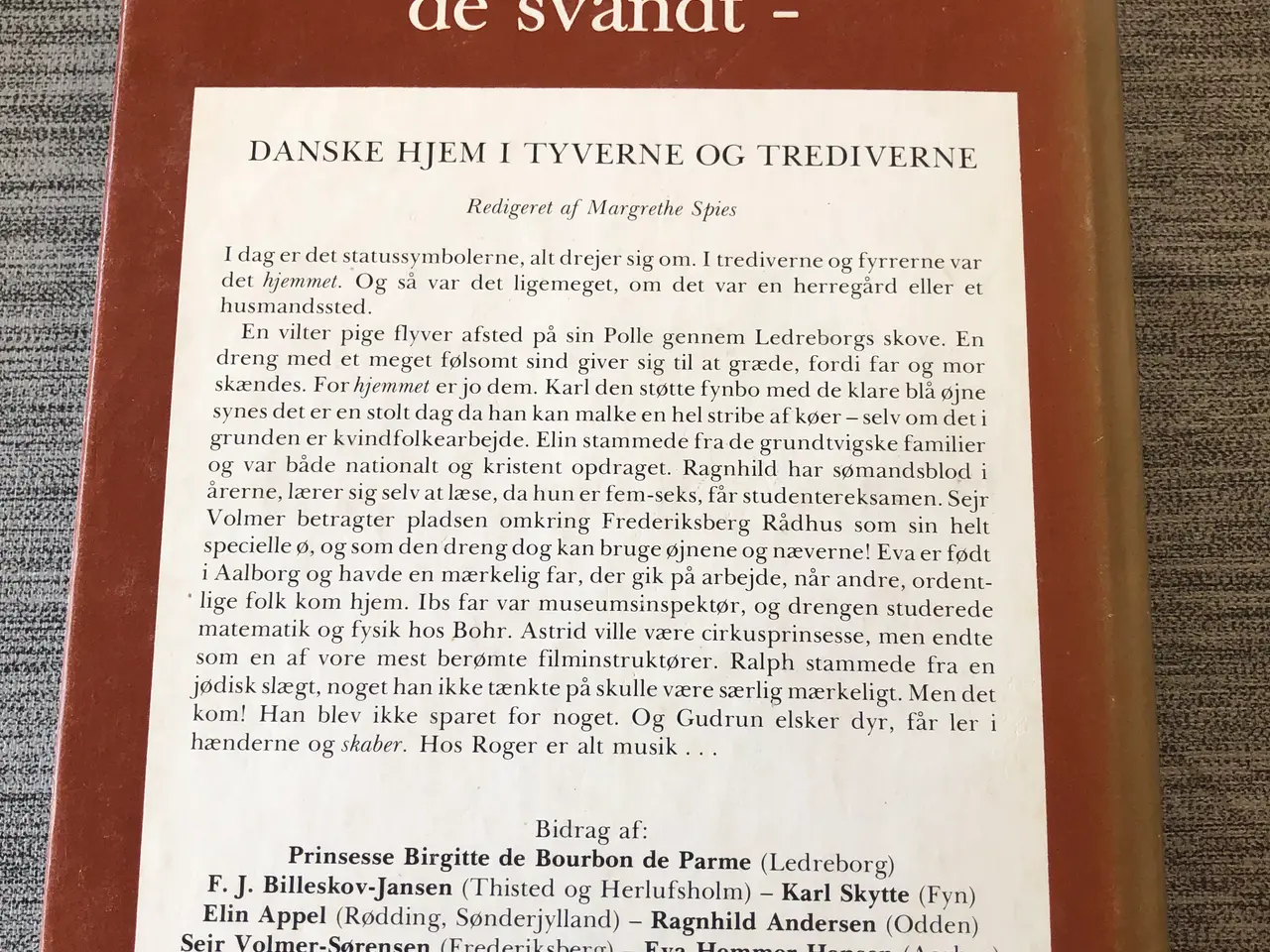 Billede 2 - Bog: De svandt, de svandt