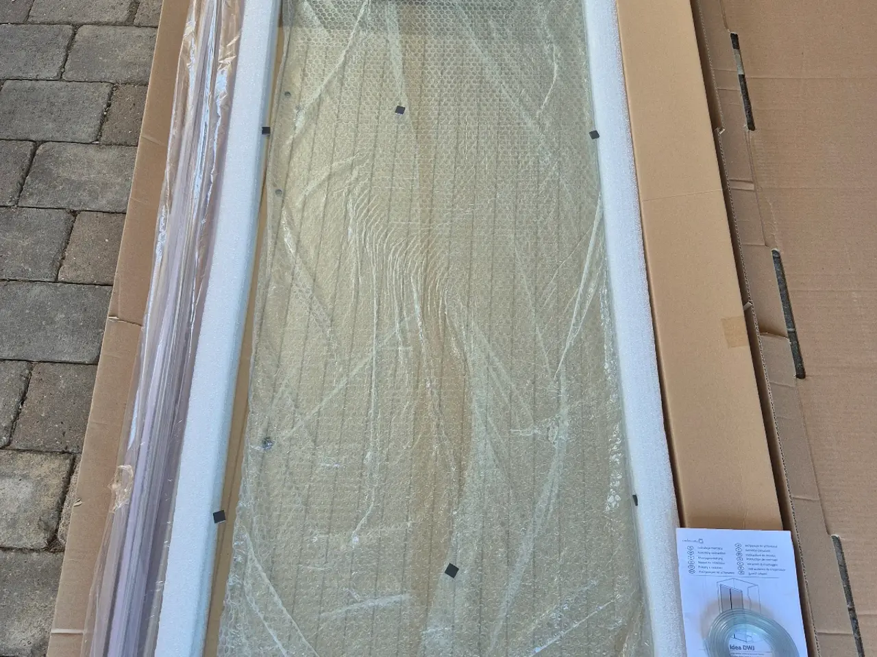 Billede 2 - Bruseniche Radaway Idea DWJ 120 / Krom / Klar glas