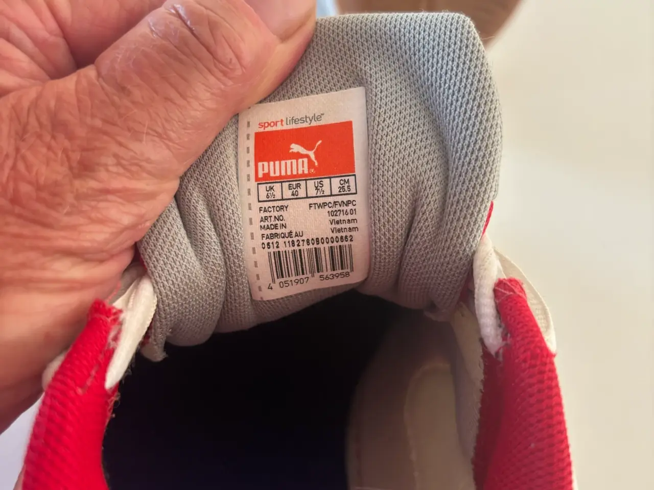 Billede 7 - Puma indendørs sportssko str 40