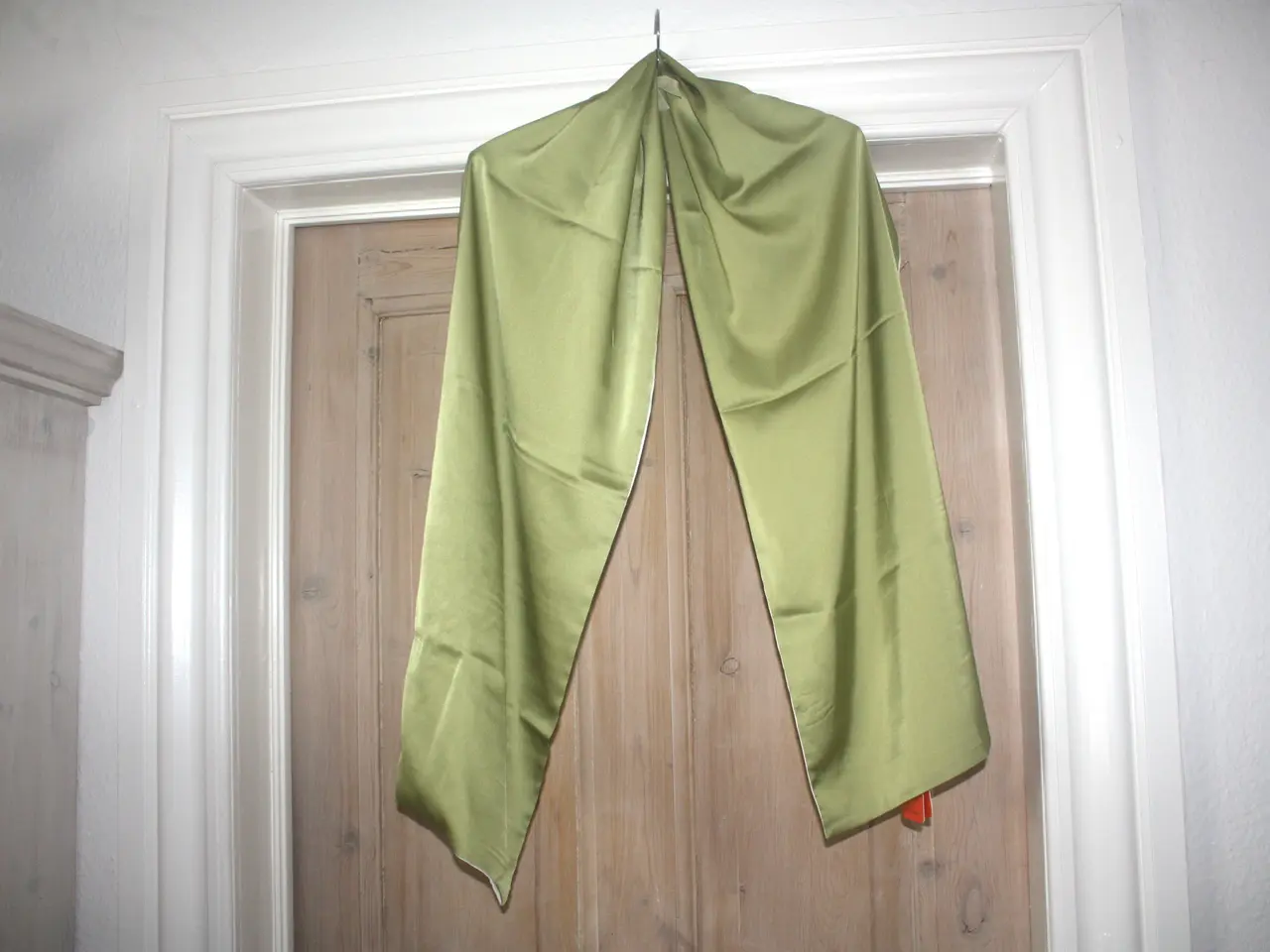 Billede 3 - Broderet Silke tørklæde 155 cm x 35 cm 
