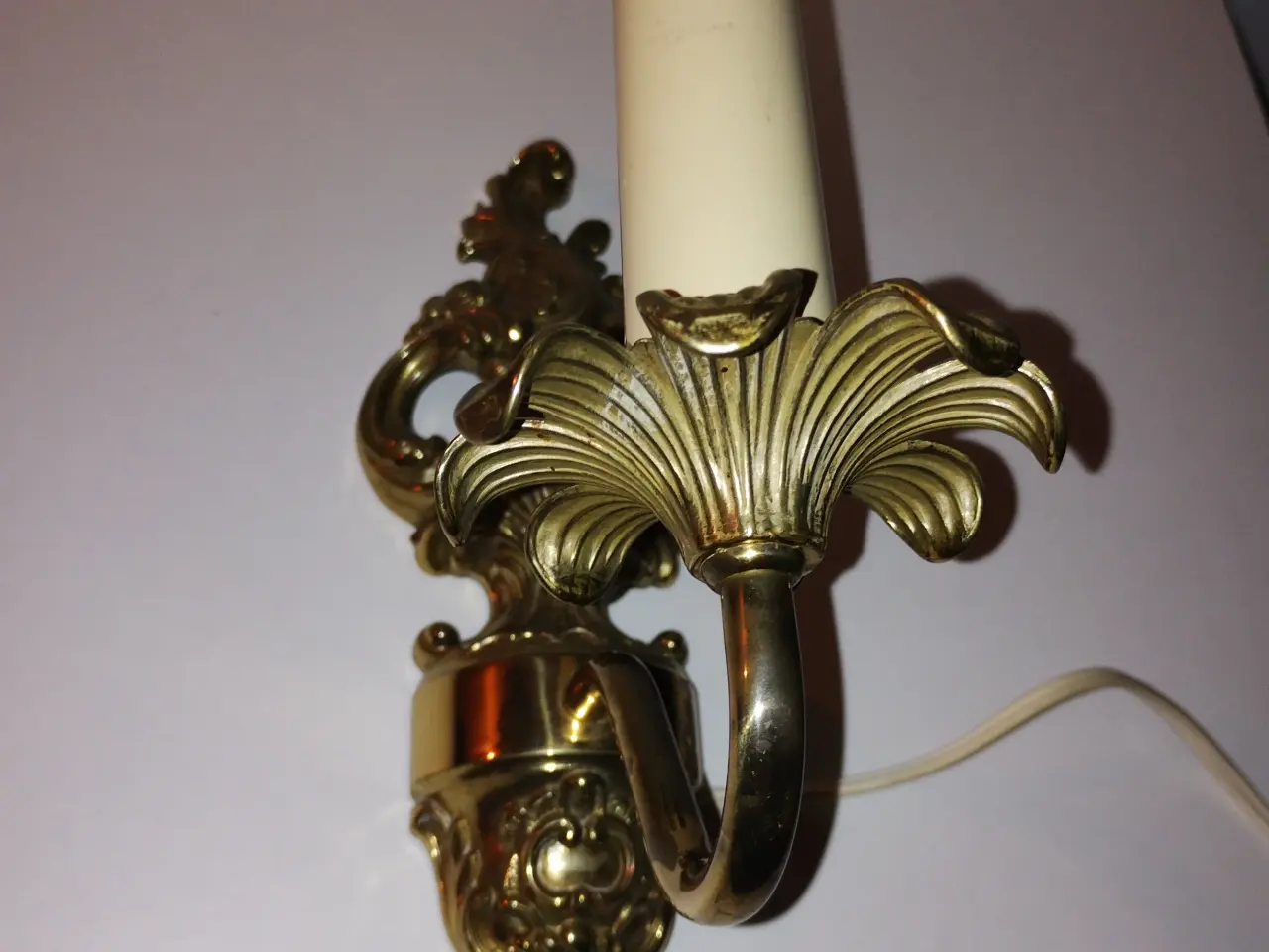 Billede 3 - J. Sommer aps. messing lampe