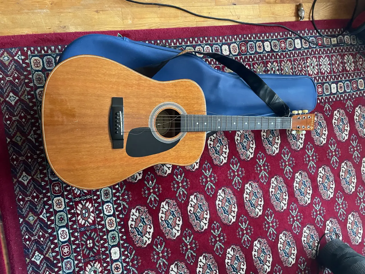 Billede 1 - Samick guitar med blå taske