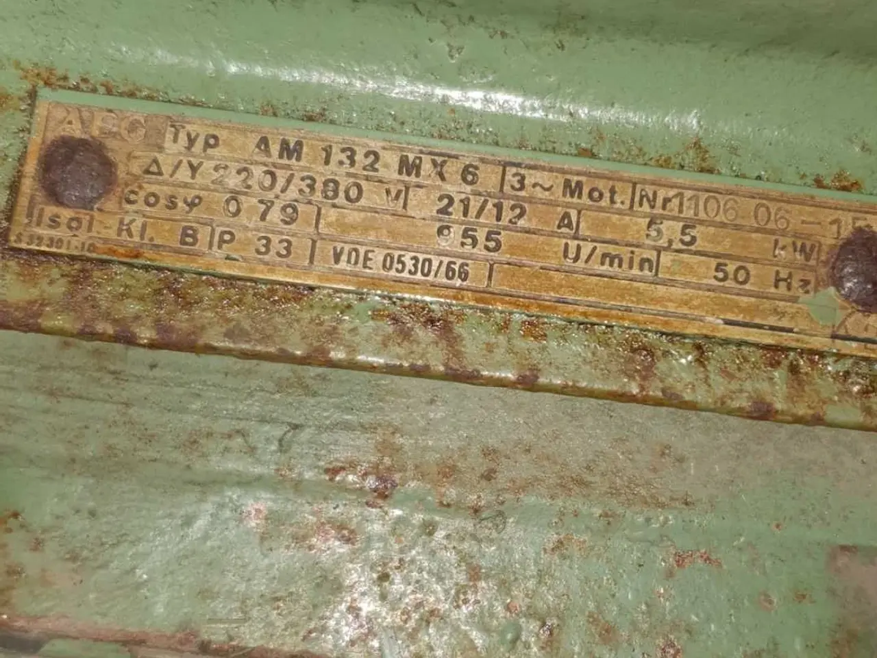 Billede 2 - El motor, stor 5,5kw (giv et bud)