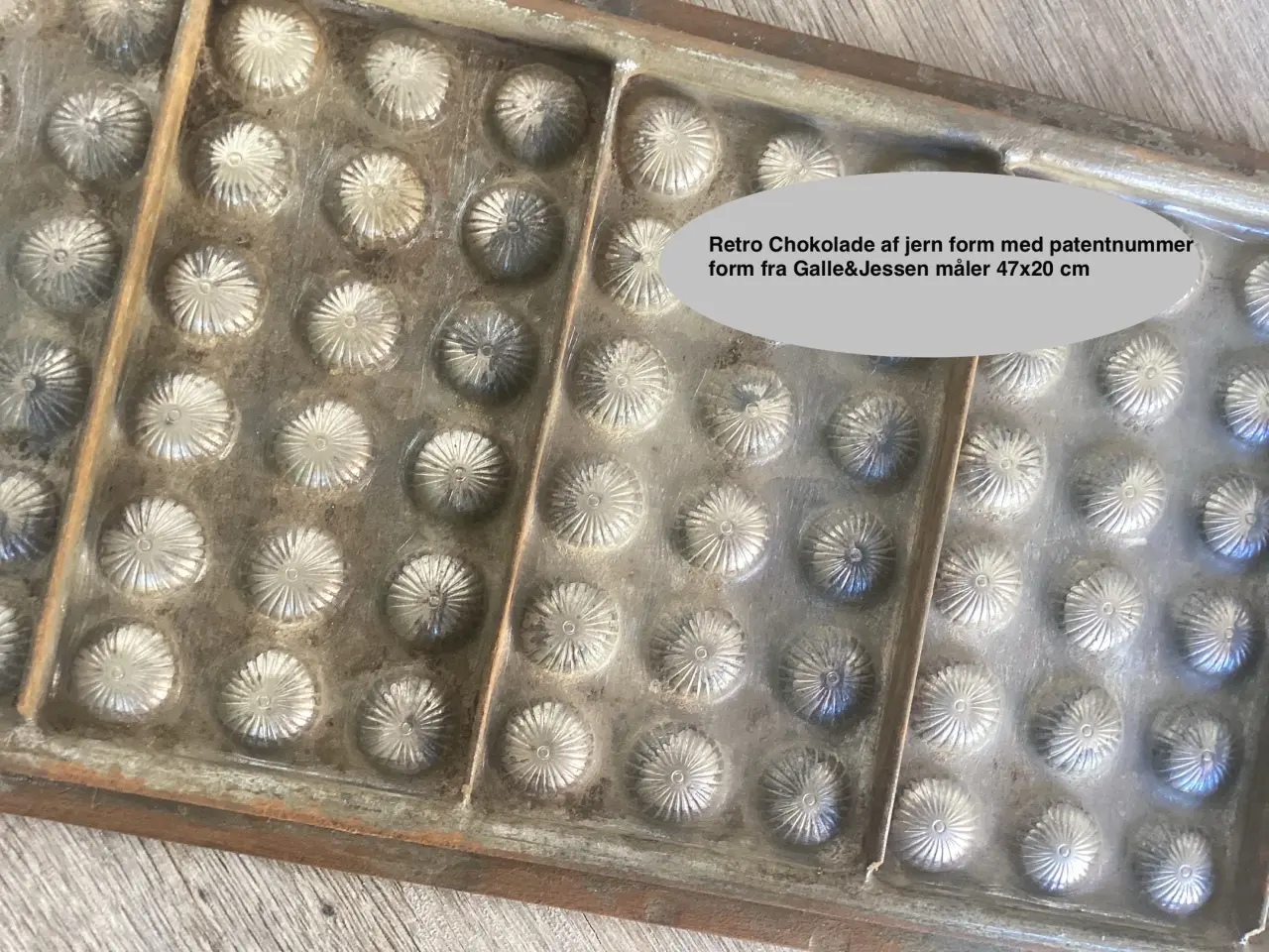 Billede 2 - Chokoladeform af jern Galle&Jessen