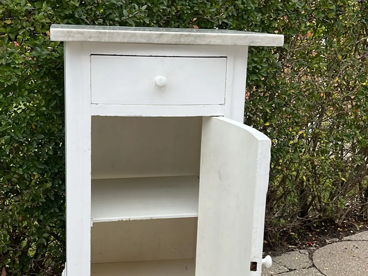 Billede 2 - Gammel toiletbord med marmor plade