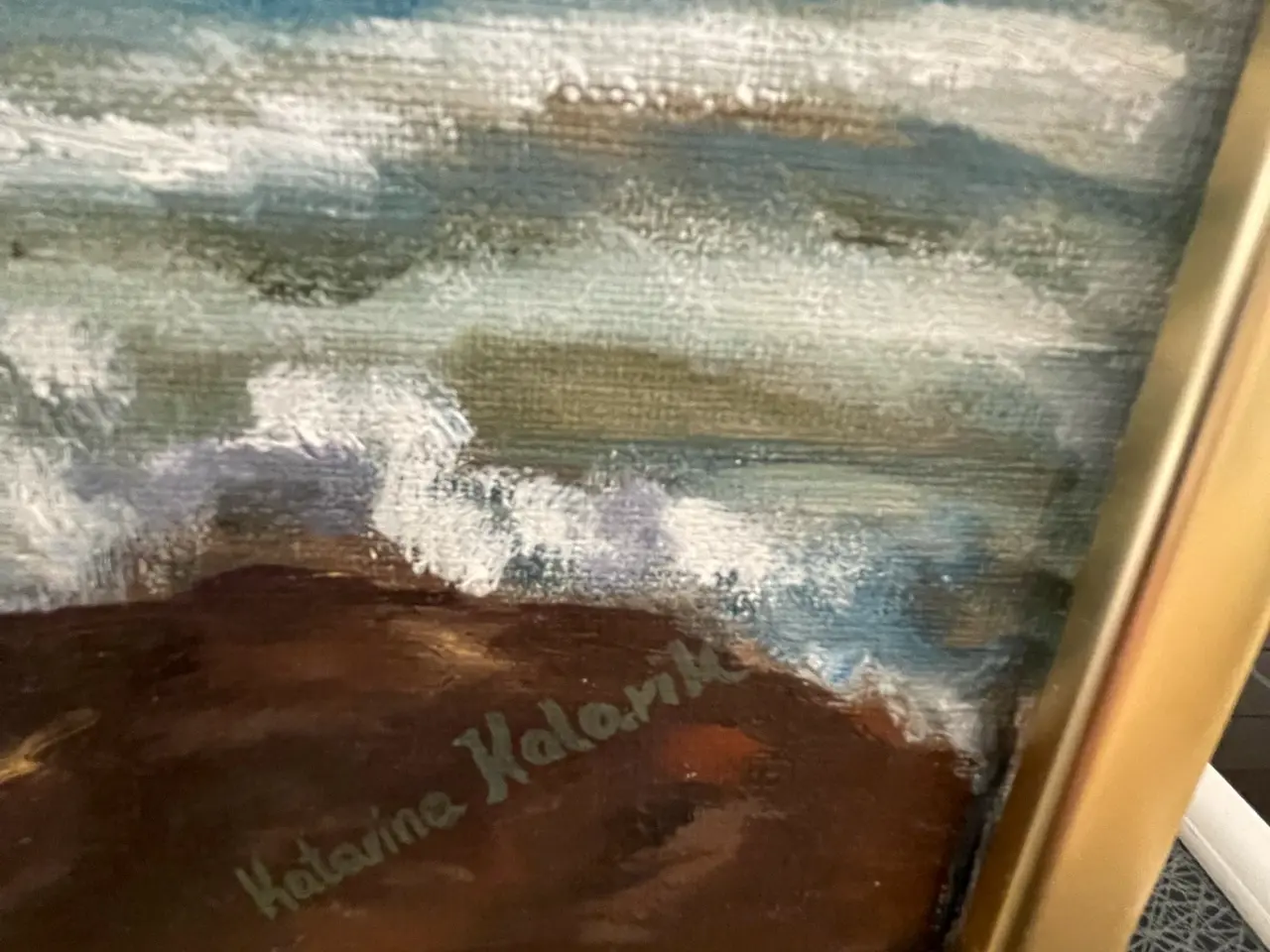 Billede 2 - Katarina Kolarik – Olie på lærred, 53 × 64 cm