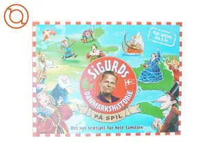 Sigurd Danmarks historie spil fra Politikens Forlag (str. 41 x 32 cm)