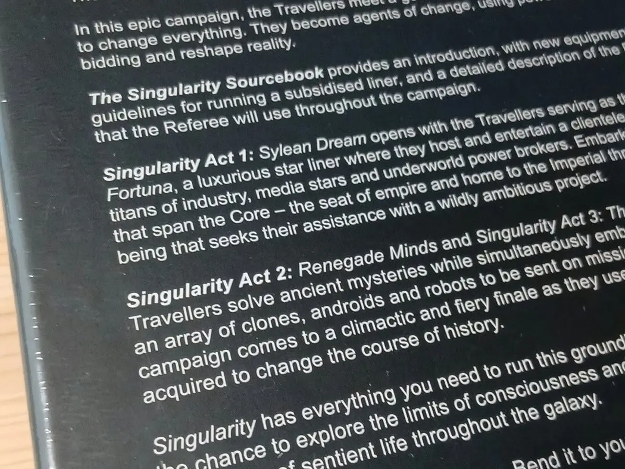 Billede 5 - Traveller Singularity kampagnebog / sourcebook