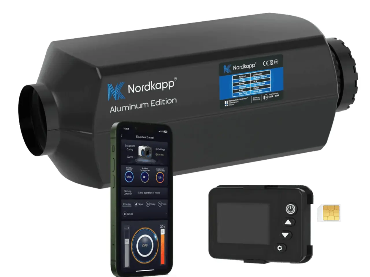 Billede 1 - Nordkapp 2 kW 12/24V GSM – 7 l tank