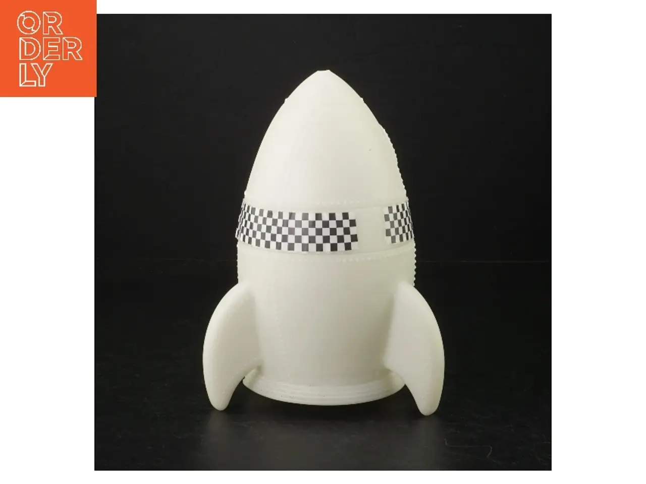 Billede 3 - Bordlampe i form af rumraket (str. H. 20 cm)