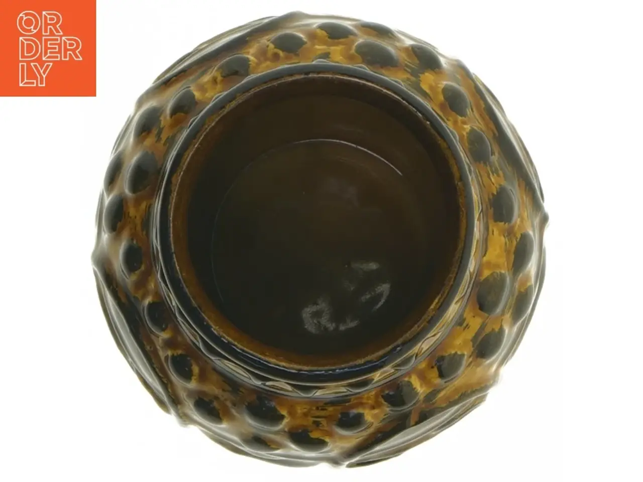 Billede 4 - Keramisk vase med mønstret design fra Bay W.GERMANY (str. 15 cm)