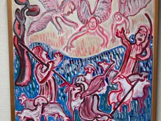 Ruth Holmbom maleri jesus