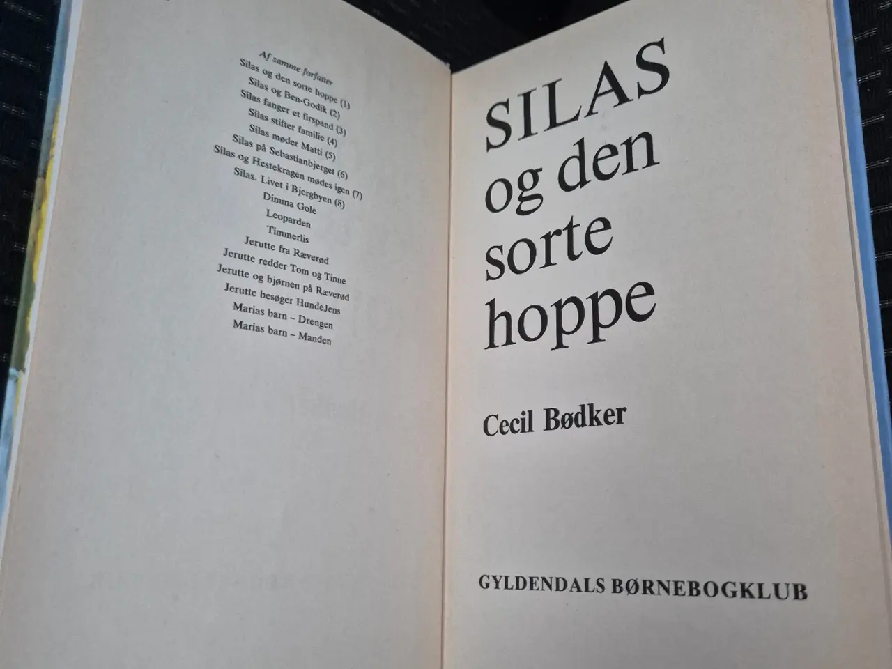 Billede 4 - Silas 1 – Silas og den sorte hoppe – Cecil Bødker