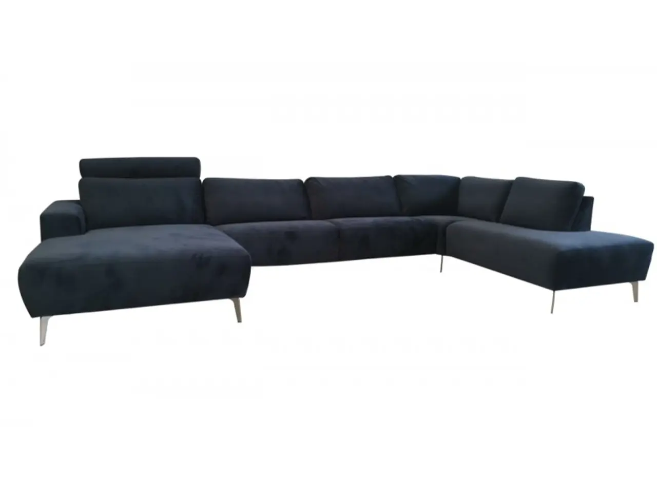 Billede 1 - Hjort Knudsen Copenhagen U-sofa venstrevendt Velour midnight blue