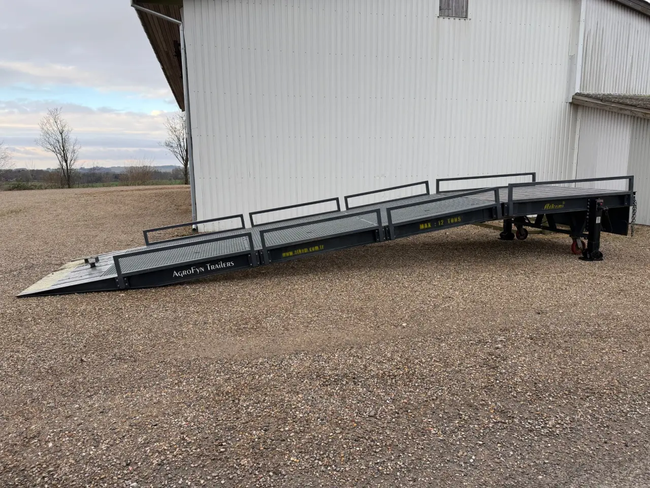 Billede 4 - Mobil læsserampe. 12 tons kapacitet. 236 cm indv. 