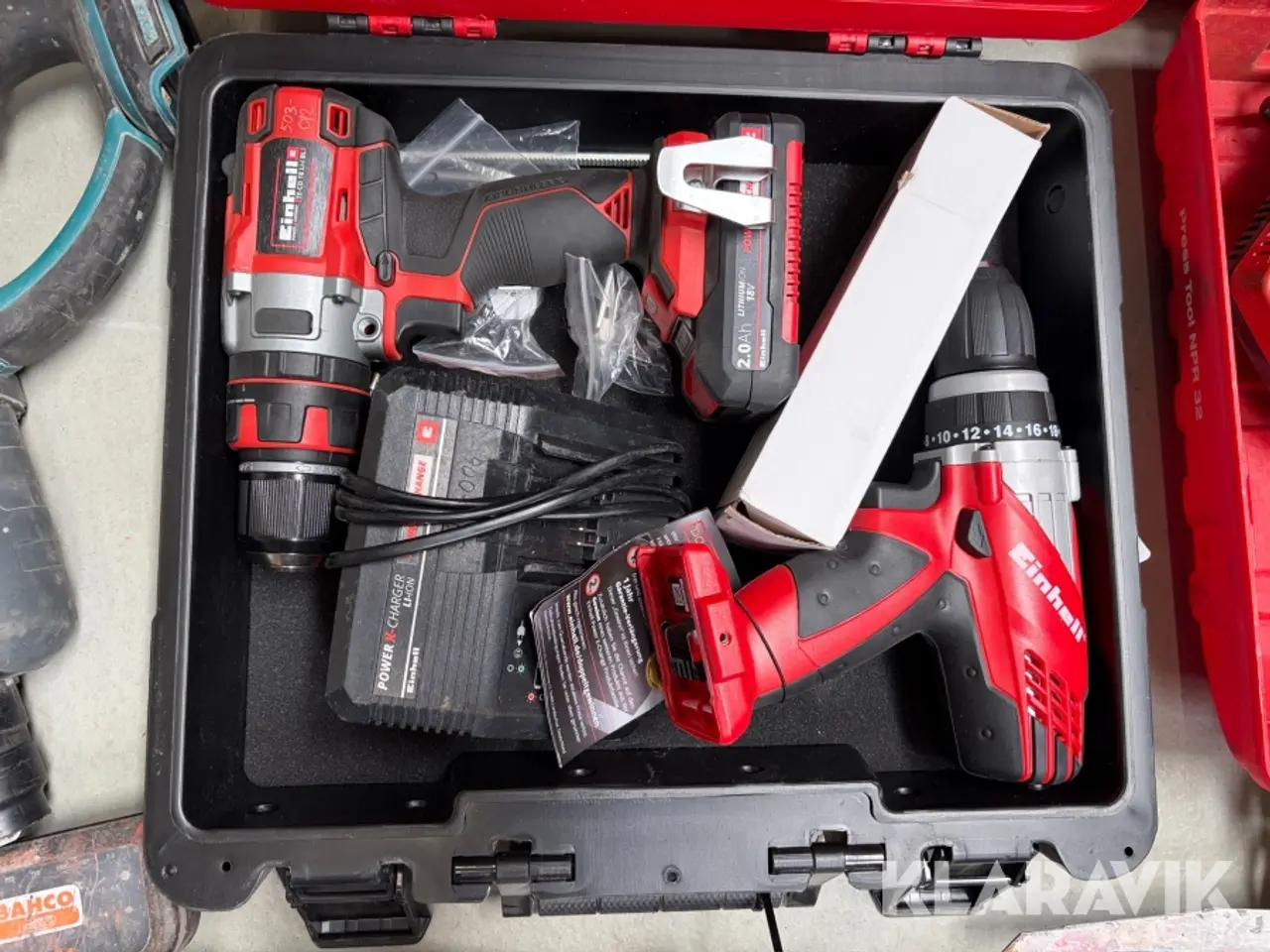 Billede 5 - Lot - Assorteret håndværktøj Hilti, Makita, Bosch, Einhell - 1 palle