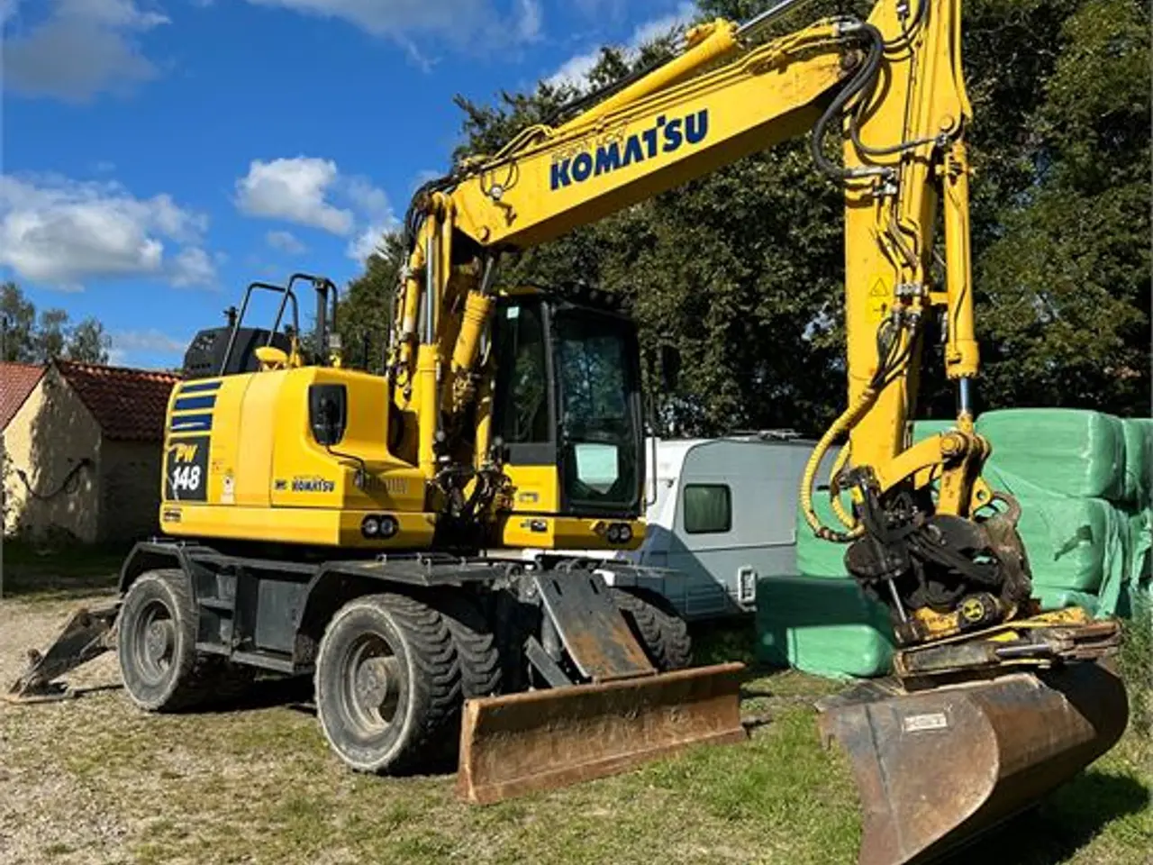 Billede 13 - Komatsu PW148-11 - 15 ton - Engcon Rotortilt