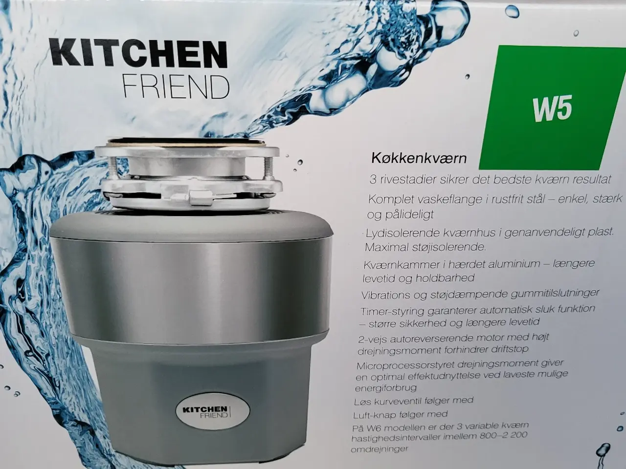Billede 4 - Kitchen Friend W5 køkkenkværn