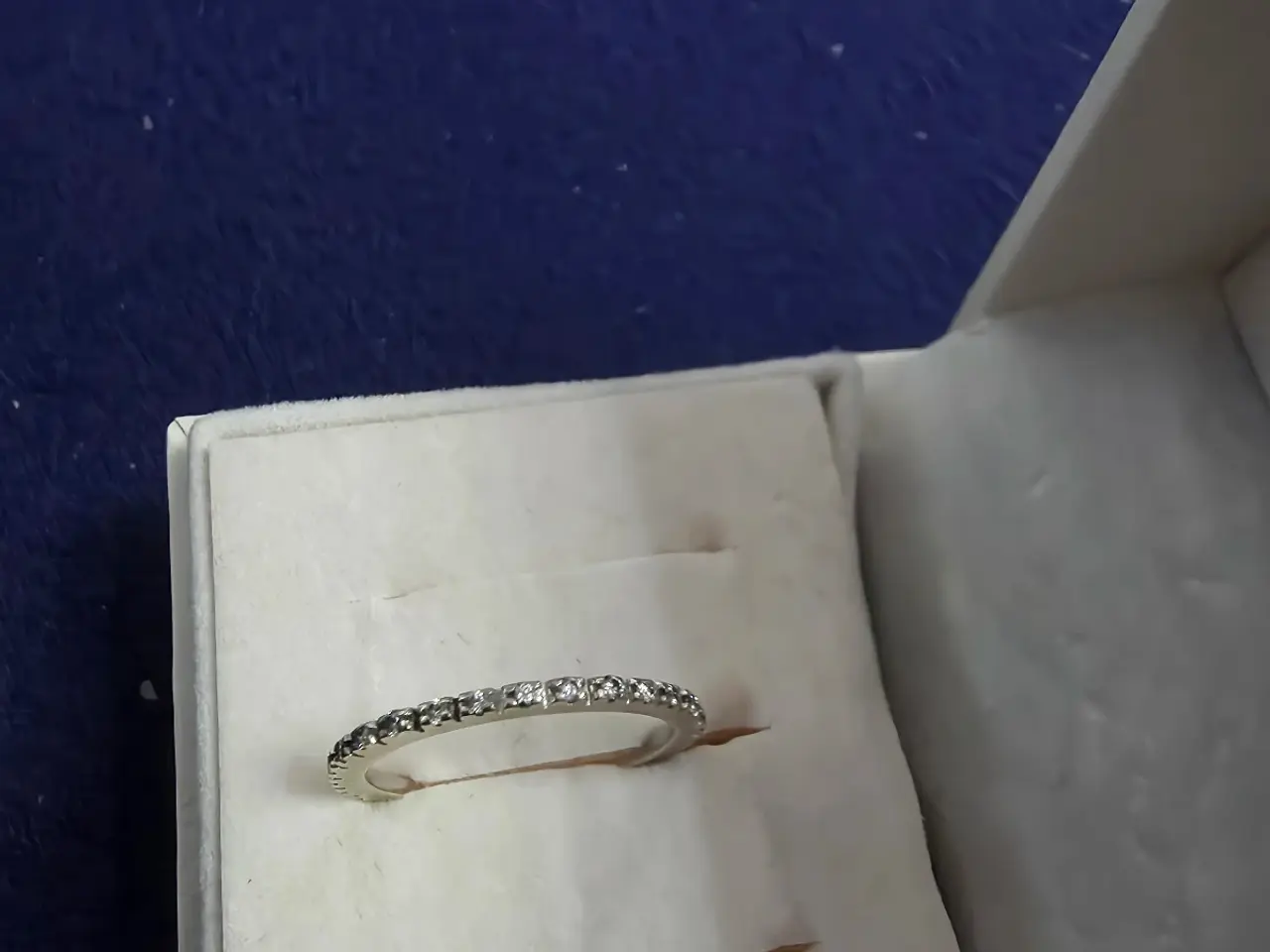 Billede 1 - 18 karat hvidguld med diamanter 