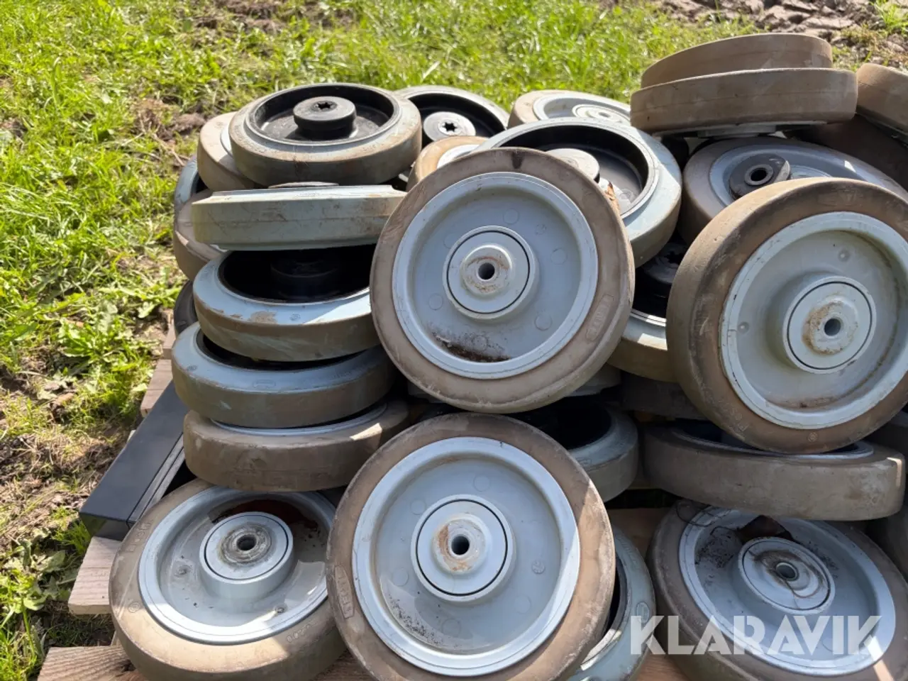 Billede 12 - Containerhjul med lejer - cirka 50 styks