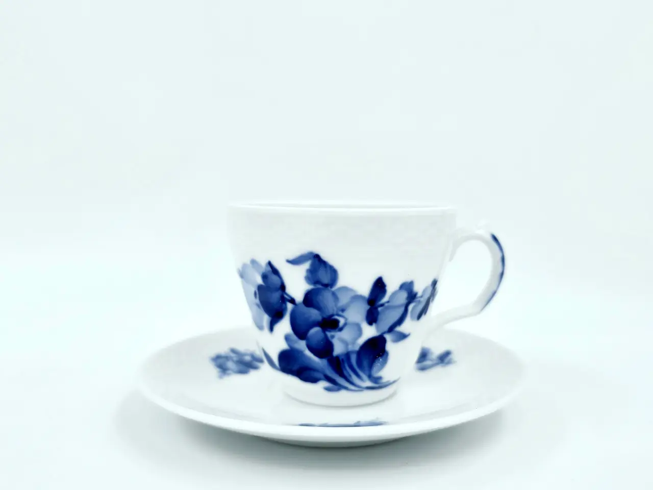 Billede 1 - Blå Blomst Flettet Espressokop nr. 10-8046. sortering 1