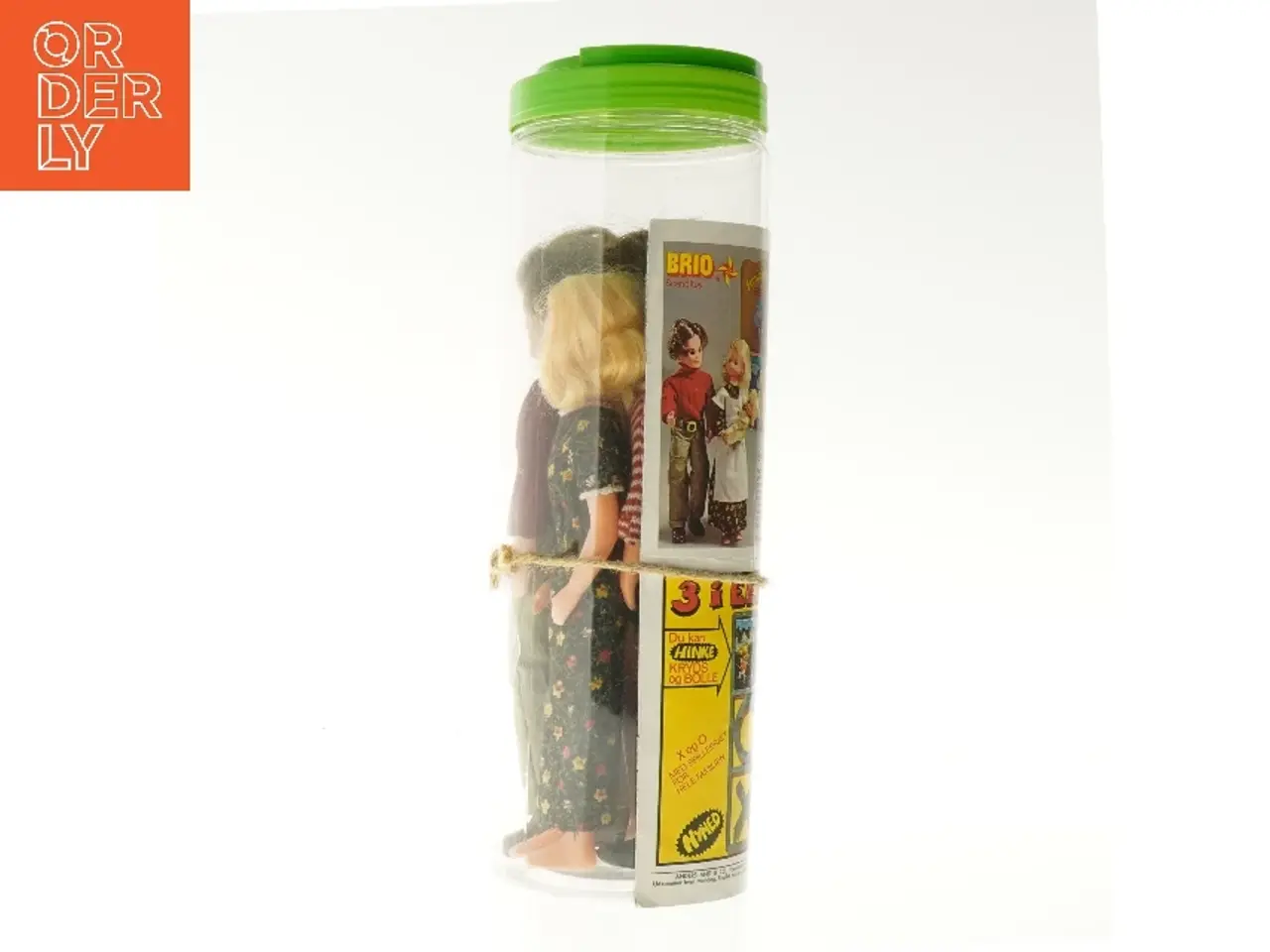 Billede 2 - Brio Dukkefamilie i plastikbeholder (str. 31 cm)