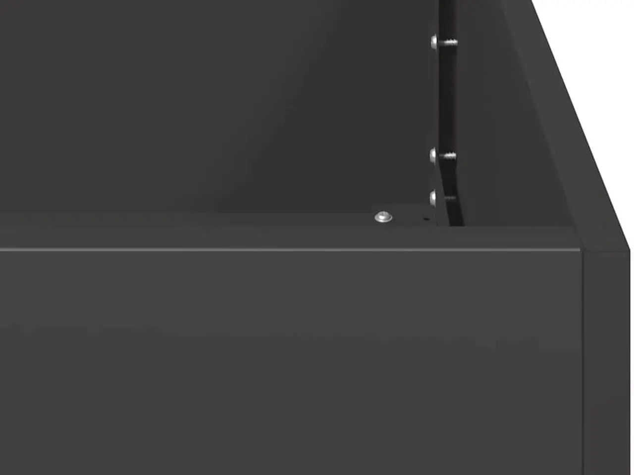 Billede 7 - Plantekasse 120x80x80 cm stål sort