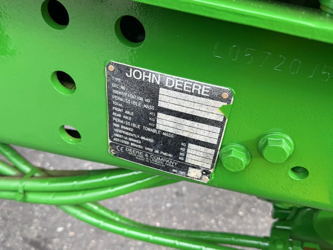Billede 12 - John Deere 5720 Fin bette traktor med frontlift samt front PTO