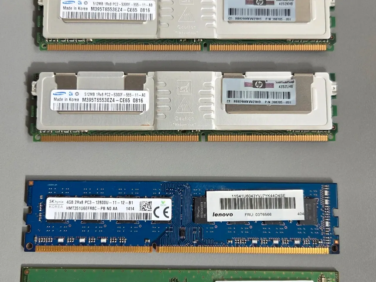 Billede 3 - RAM / Computer hukommelse – blandet lot