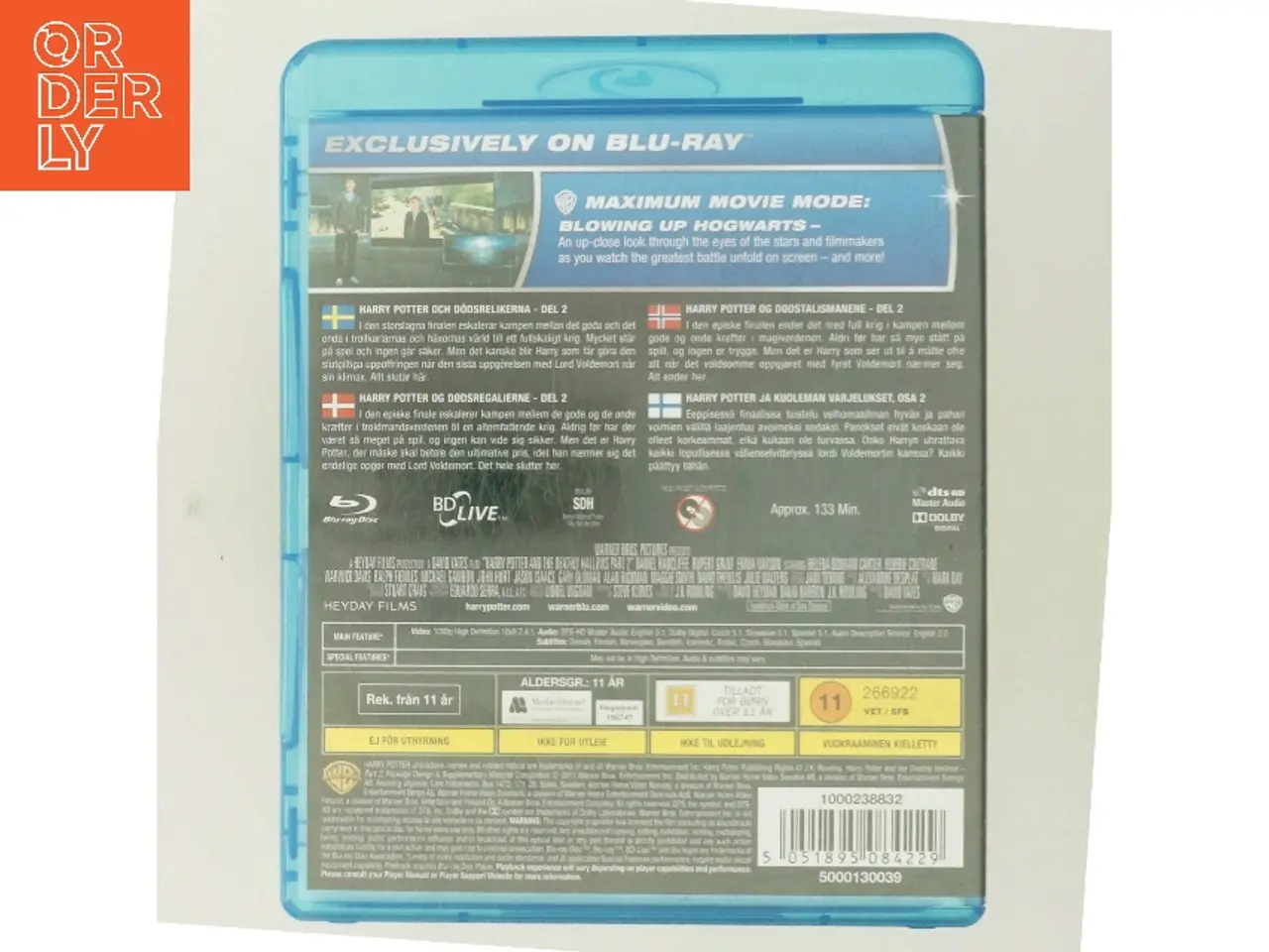 Billede 3 - Harry Potter and the Deathly Hallows, Part 2 med Daniel Radcliffe (DVD)