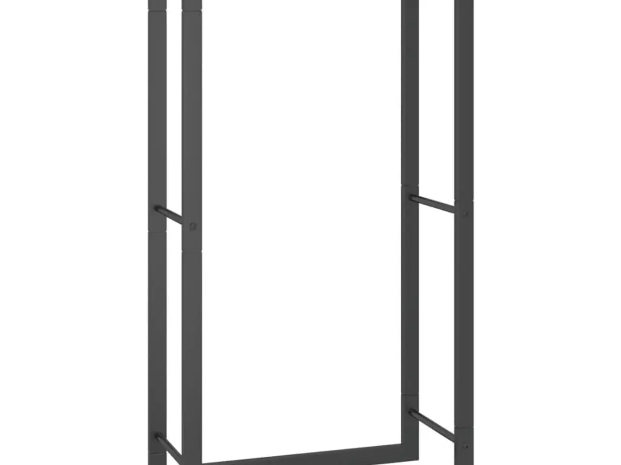 Billede 2 - Brændestativ 50 × 28 × 94 cm - stål, matsort