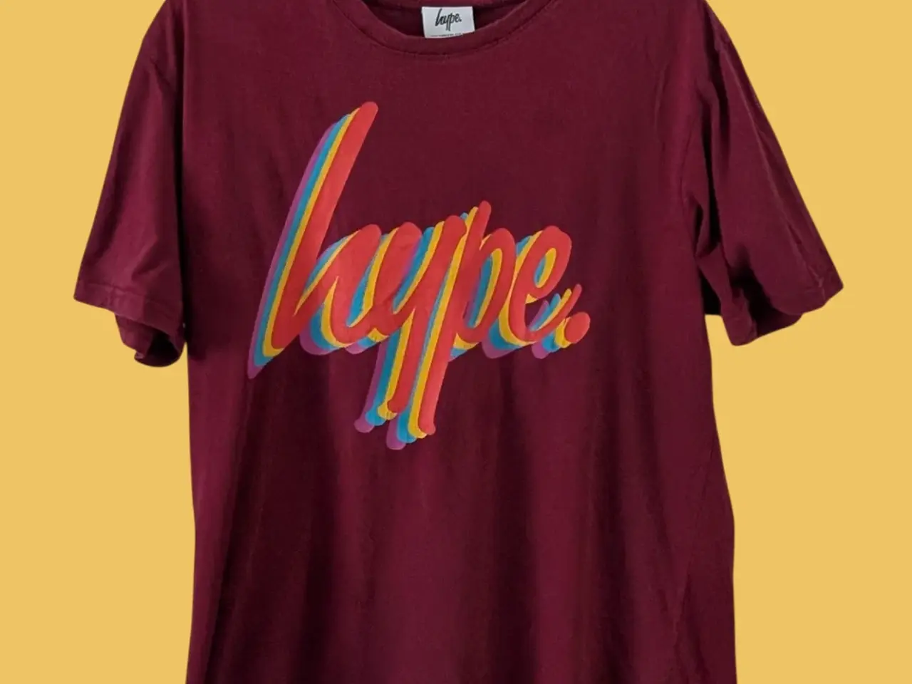 Billede 1 - Hype/Just Hype Rainbow Logo bordeau Rød T-shirt