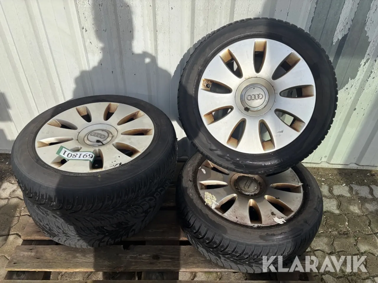Billede 2 - Dæk med fælge Nokian/Audi 4 styk