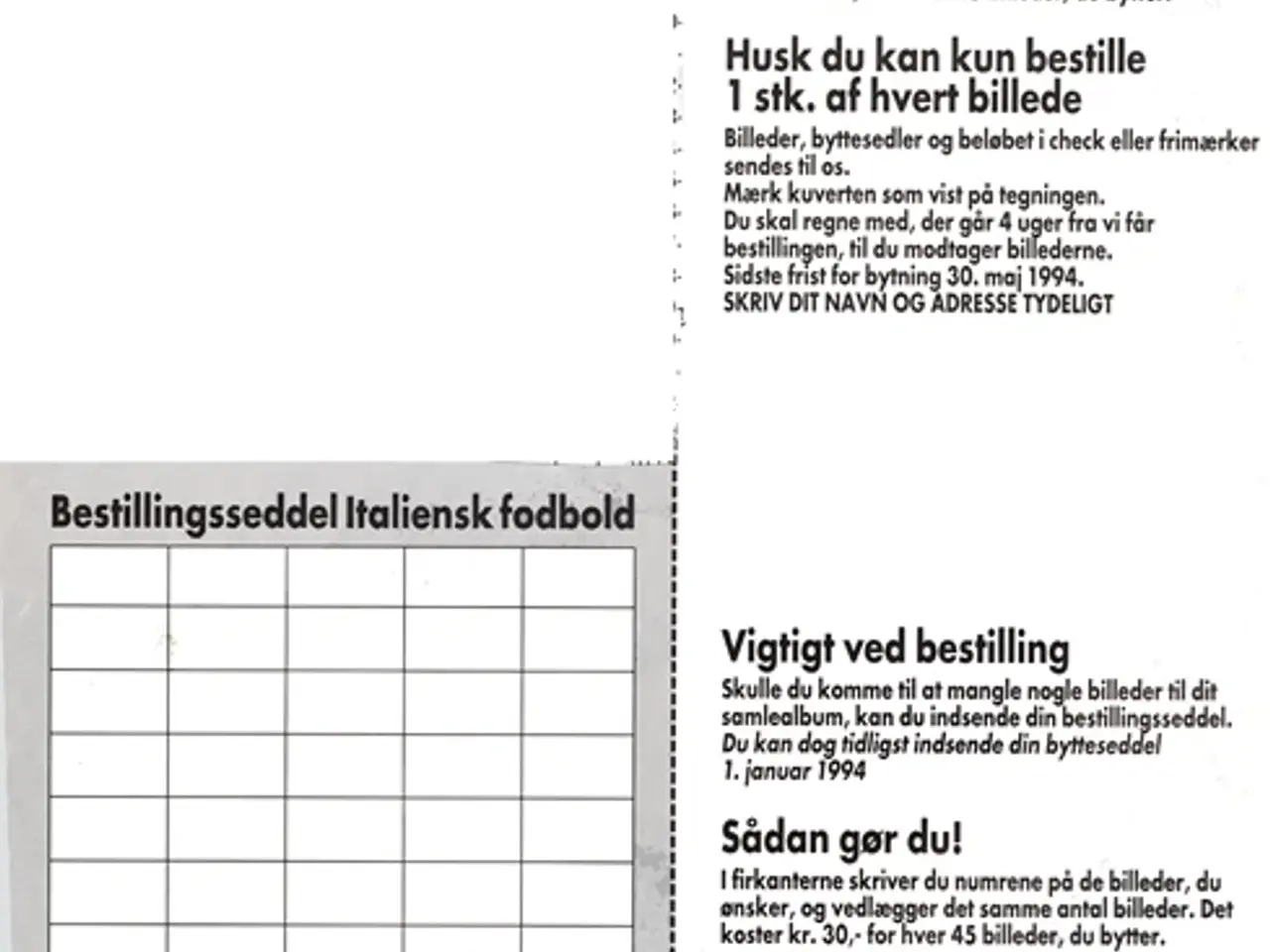 Billede 5 - Italiensk Top Fodbold 1993-94