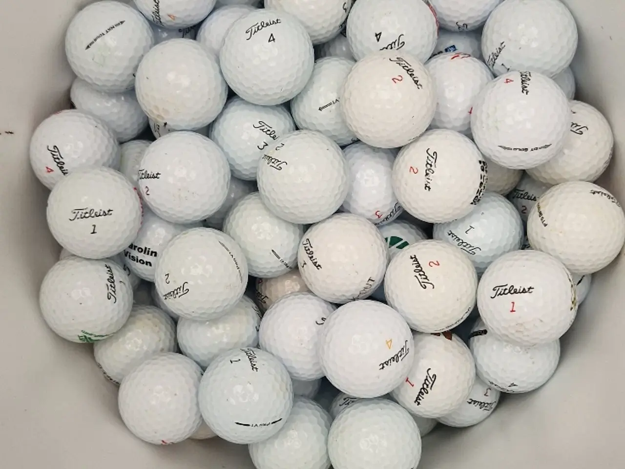 Billede 1 - 100 stk gode Titleist golfbolde