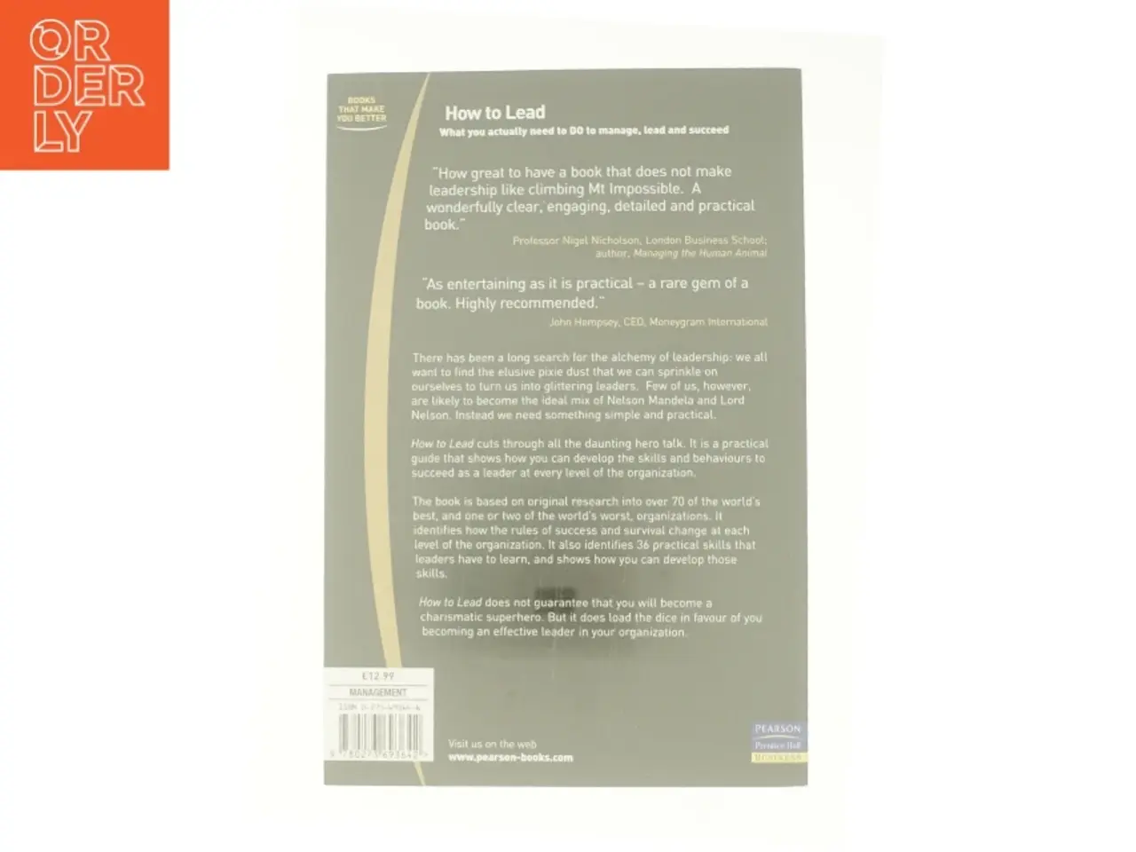 Billede 2 - How to Lead : What You Actually Need to Do to Manage, Lead and Succeed af Jo Owen (Bog)