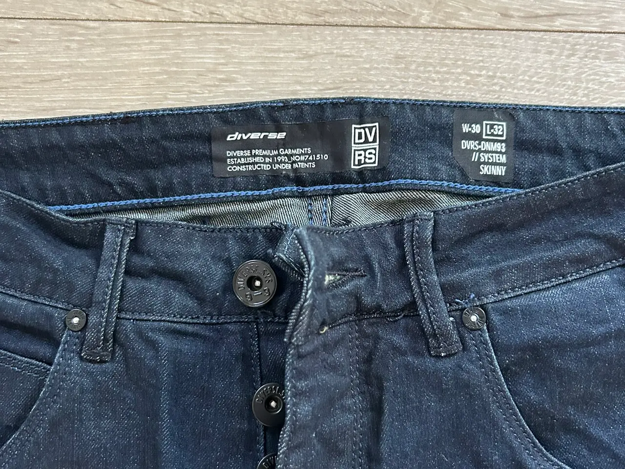 Billede 2 - Diverse System Skinny jeans – W30 / L32 – Mørkeblå