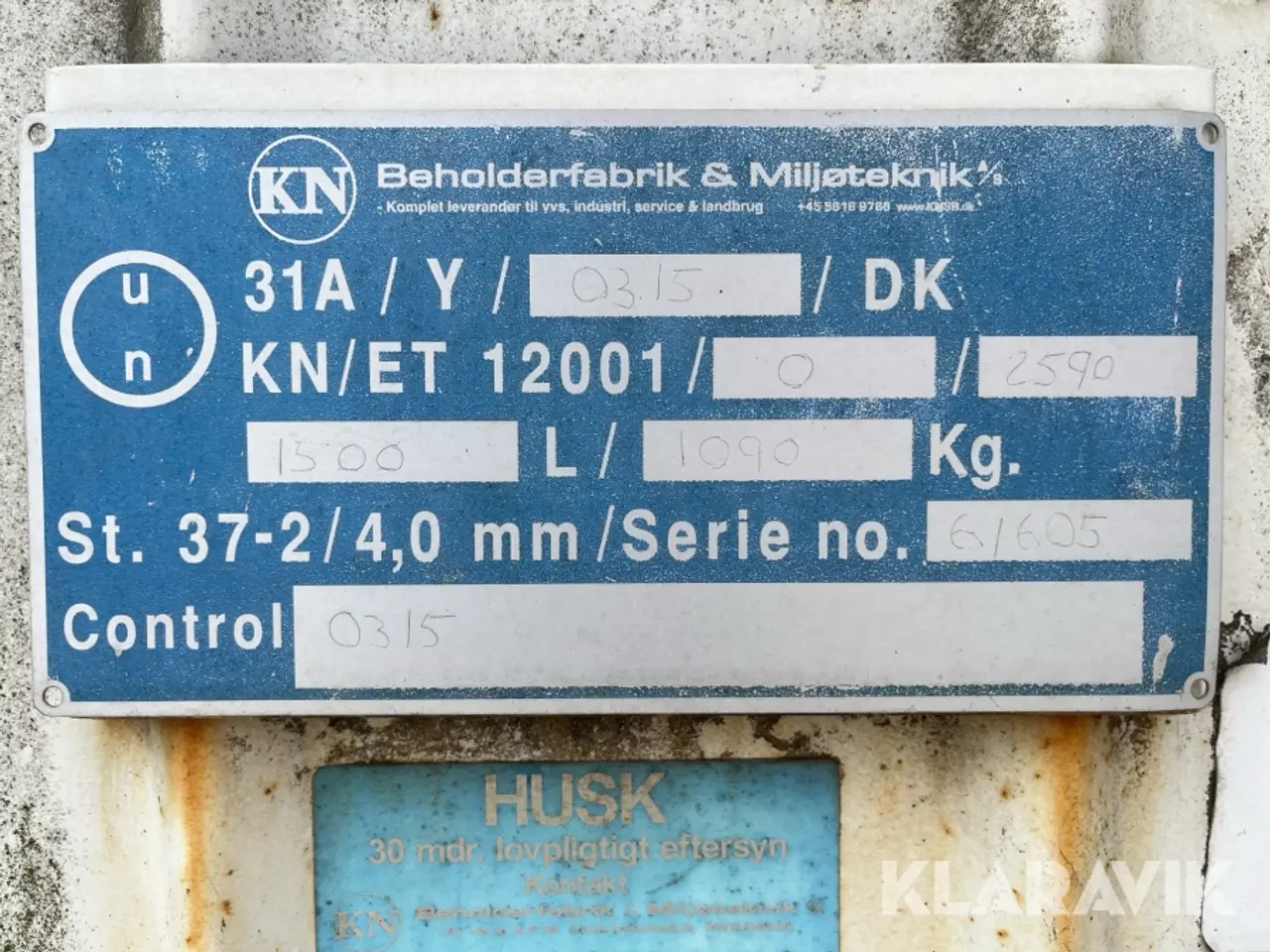 Billede 9 - Olietank i Container KN Beholderfabrik 1500