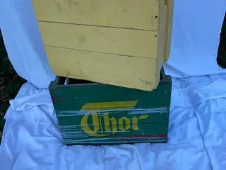 Træ ølkasser