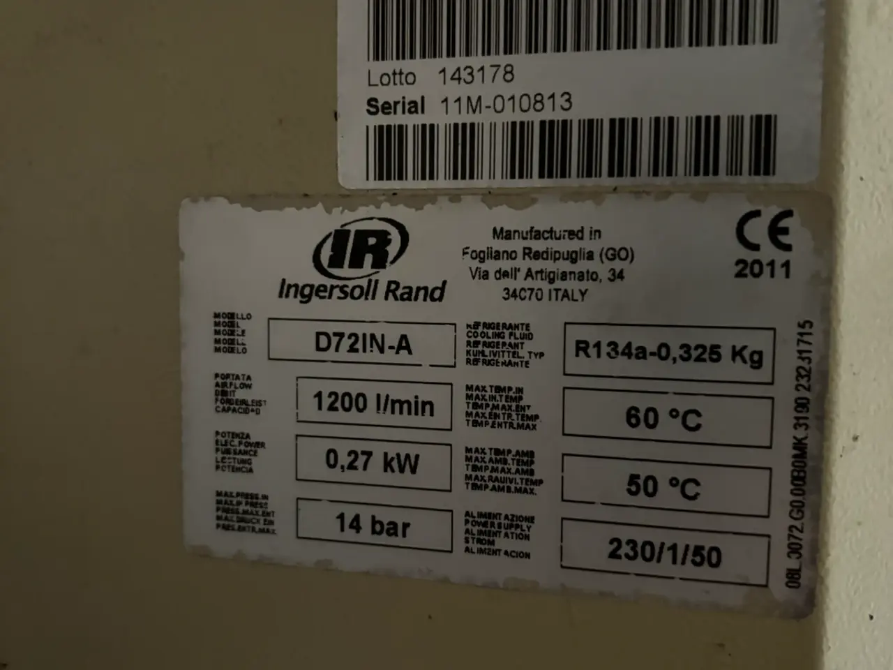 Billede 4 - Kompressor Ingersoll Rand. 
