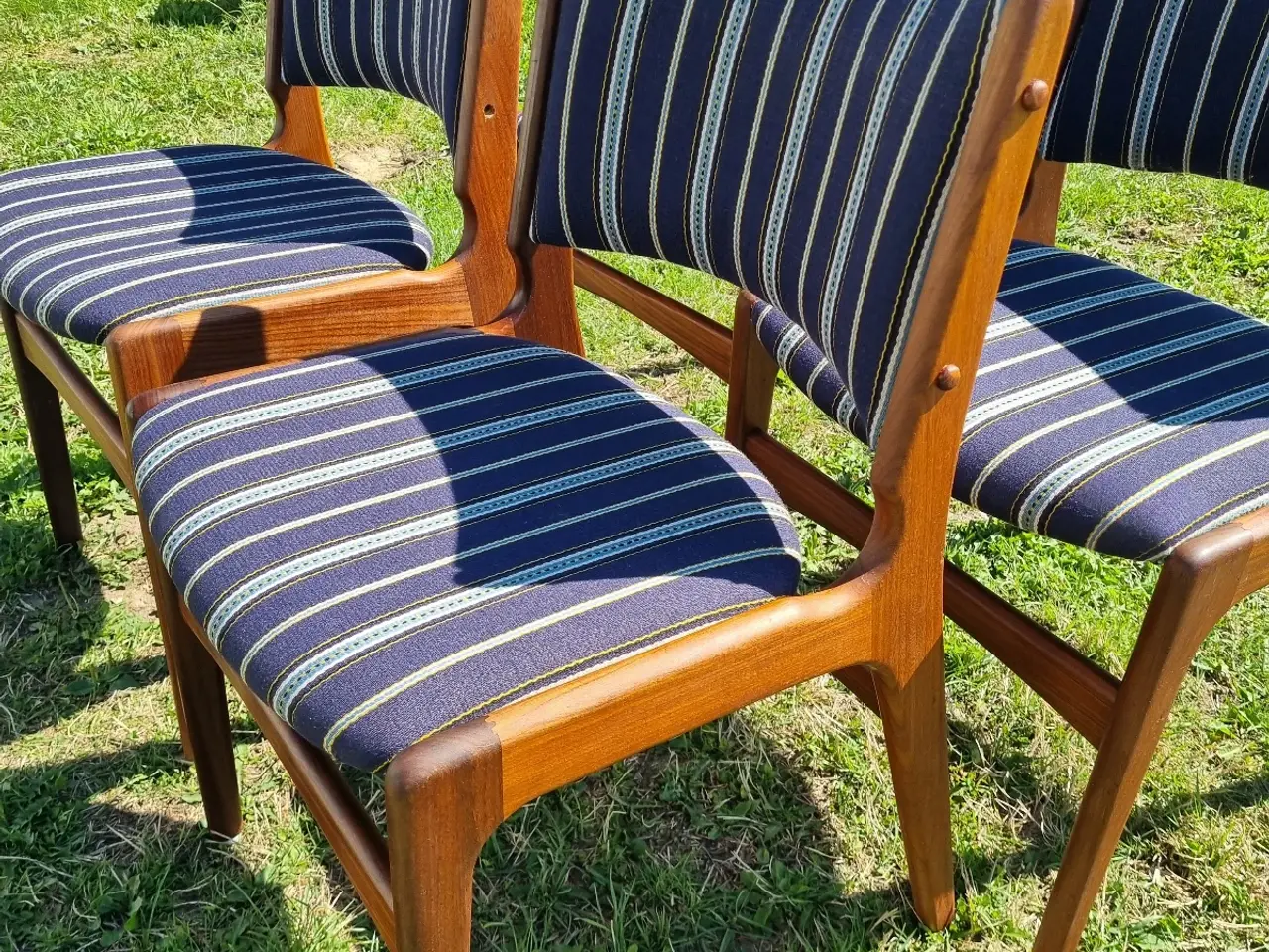 Billede 1 - 4 originale Erik Buch "Model 89" spisebordsstole i