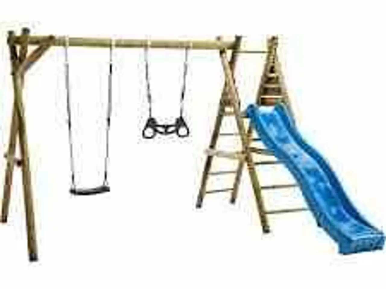 Billede 2 - Nordic play Gyngestativ 240 cm inkl. blå rutsjebane