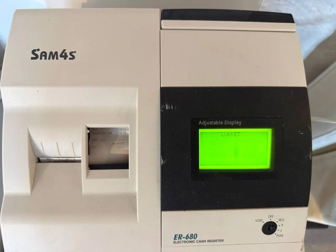 Billede 2 - 2 stk. SAM4S ER-680 elektroniske kasseapparater