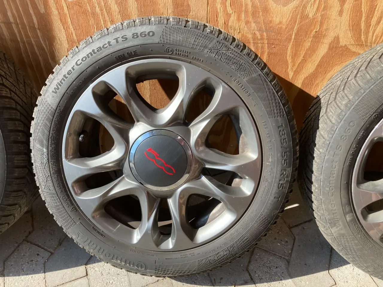 Billede 2 - Originale Fiat 500 sport vinterhjul