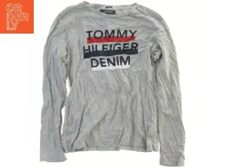 Langærmet bluse med logo fra Tommy Hilfiger (str. 152)