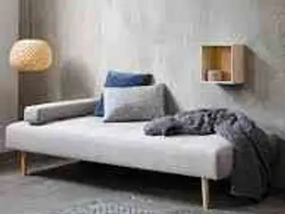 Monroe Daybed grå stof 84x200 cm